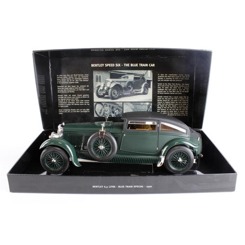 150 - Minichamps 1:18 scale diecast model 'Bentley 6.5 Litre Blue Train Special 1930', contained in origin... 