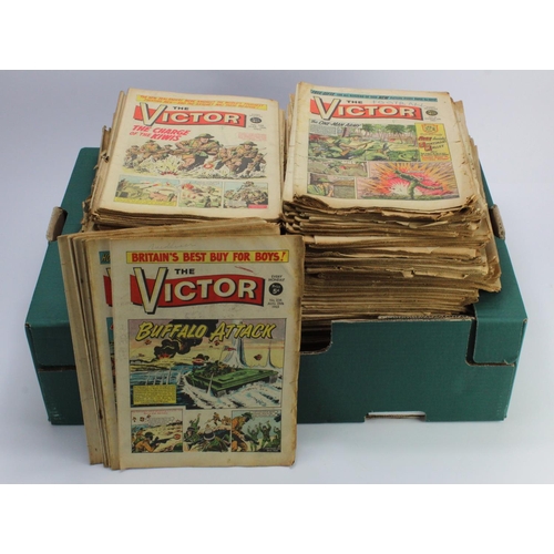 287 - Victor Comics. A large collection of approximately 310 Victor Comics, circa 1960s, including early n... 