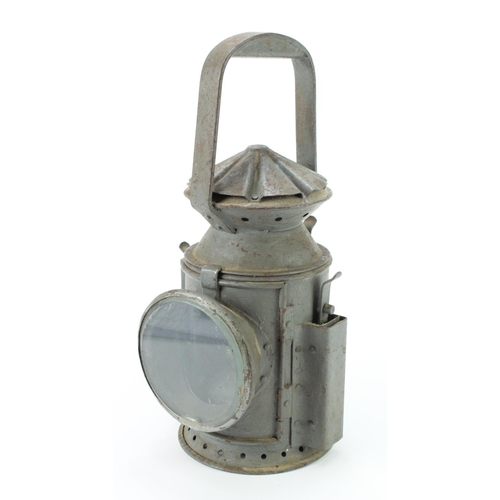 511 - WWII Wakefields railway lamp, dated 1945, height 31cm approx.