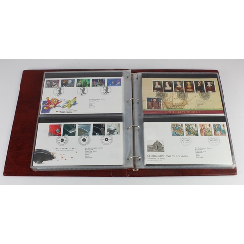 1042 - GB FDC's (x40) in Royal Mail Presentation Pack Binder (mainly 1990's) plus 1968 Collectors pack and ... 