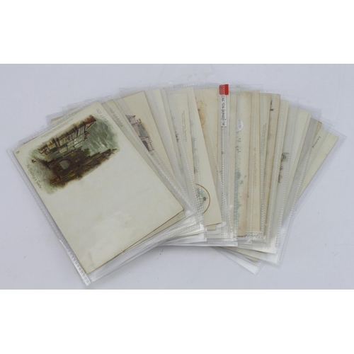 1125 - London, early chromo selection, mainly by Tuck, nice original selection (approx 23 cards)