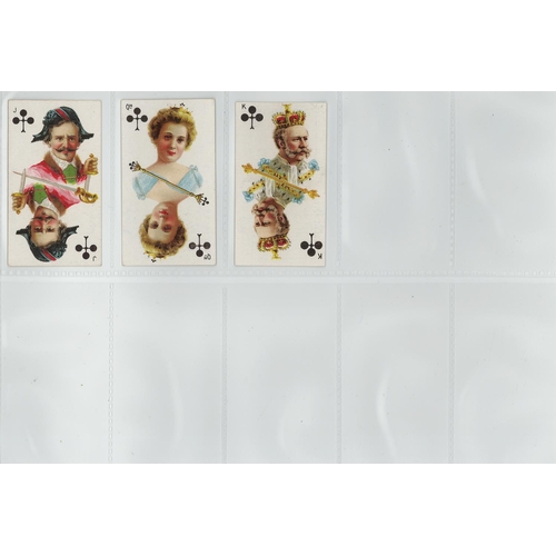 1191 - British American Tobacco - Beauties, Playing Cards superimposed, part set 52/53 (missing the Joker),... 