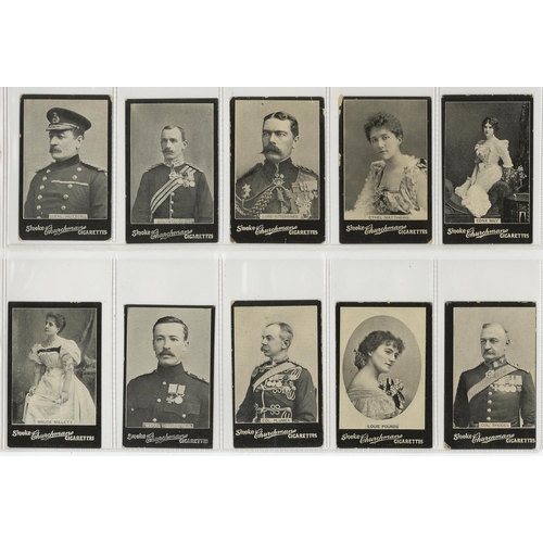 1195 - Churchman - Boer War Celebrities & Actresses, complete set in pages, G or better cat value £1000