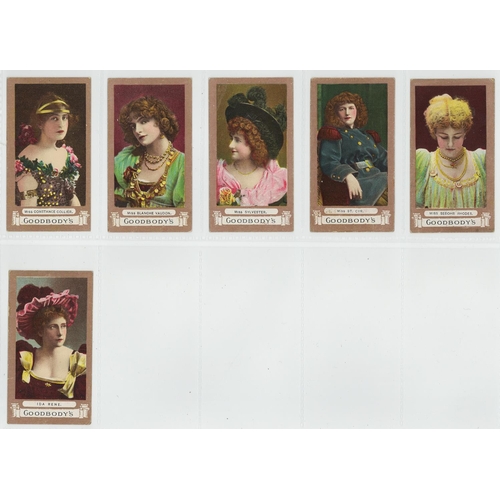 1212 - Goodbody - Eminent Actresses (name at bottom) - complete set in pages, VG cat value £1500