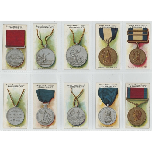 1246 - Taddy - British Medals & Decorations, Series 2, complete set in pages, VG but 1 back off centre, cat... 