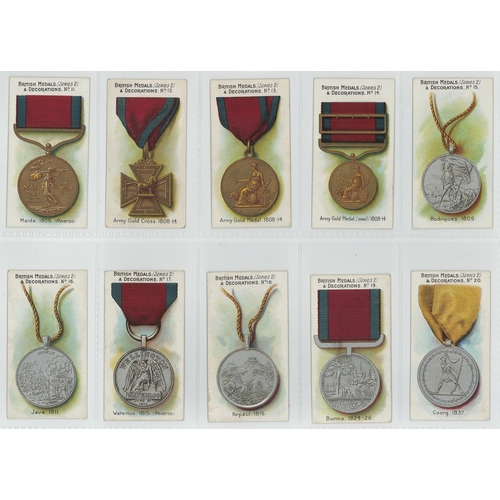 1246 - Taddy - British Medals & Decorations, Series 2, complete set in pages, VG but 1 back off centre, cat... 