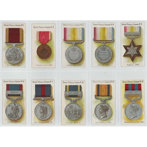 1247 - Taddy - British Medals & Ribbons, complete set in pages, mainly VG, cat value £650