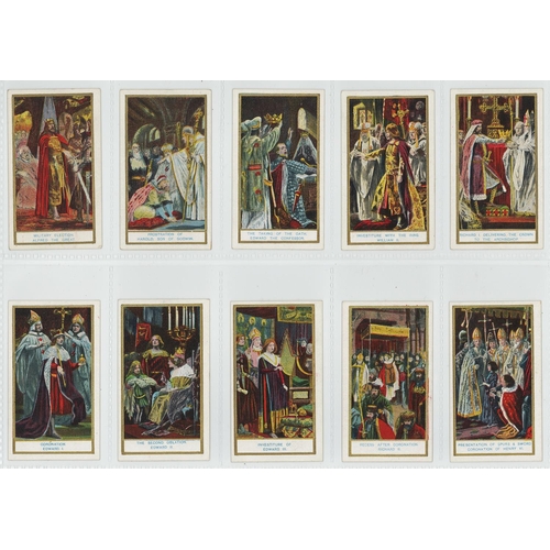 1248 - Taddy - Coronation Series, complete set in pages, VG, cat value £750