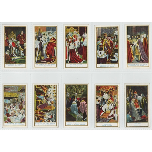 1248 - Taddy - Coronation Series, complete set in pages, VG, cat value £750