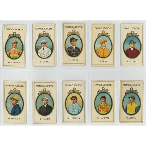 1251 - Taddy - Famous Jockeys (with frame), complete set in pages, G - VG cat value £875