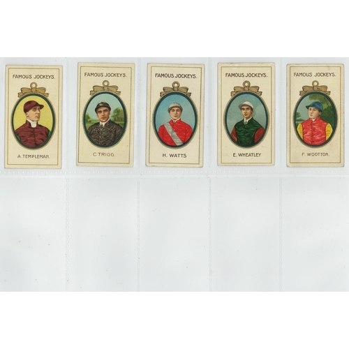 1251 - Taddy - Famous Jockeys (with frame), complete set in pages, G - VG cat value £875