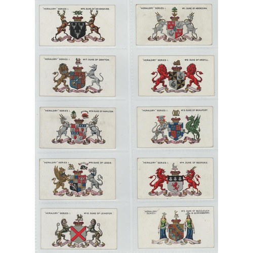 1252 - Taddy - Heraldry Series, complete set in pages, mainly VG, cat value £600