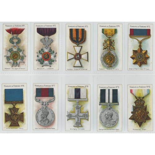 1253 - Taddy - Honours & Ribbons, complete set in pages, VG, cat value £750