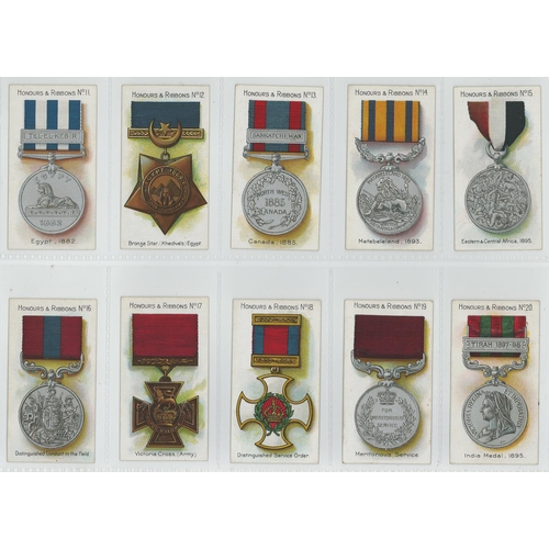 1253 - Taddy - Honours & Ribbons, complete set in pages, VG, cat value £750