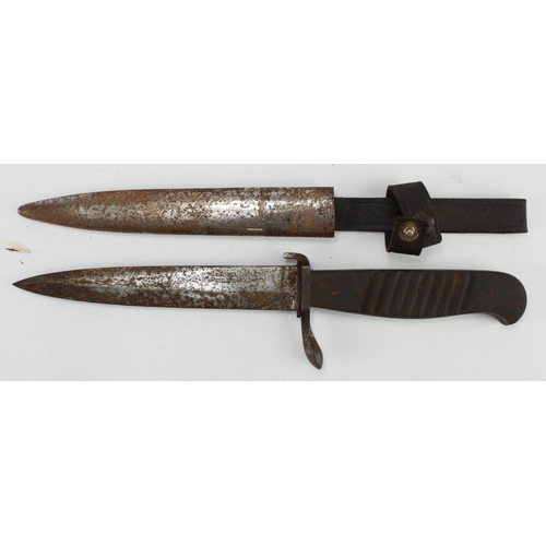 1496 - Imperial German Close Combat Knife, also used during WW2. Maker name on the blade.