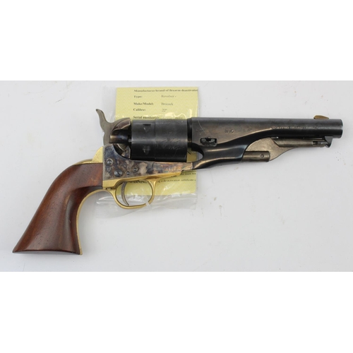 1541 - Short barrelled replica of a Colt Army Revolver, barrel 5.5