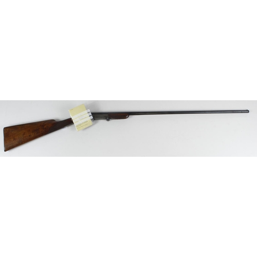 1542 - Shotgun .410 single barrel poachers folding s/gun. Made in Belgium, barrel 29