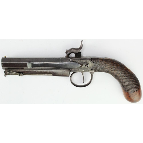 1547 - Single shot percussion belt pistol, circa 1840 by 