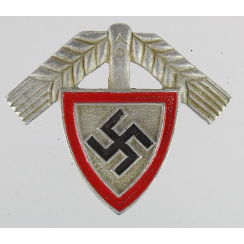 1608 - German 3rd Reich R.A.D (Labour Corps) Enlisted Mans Cap Badge.