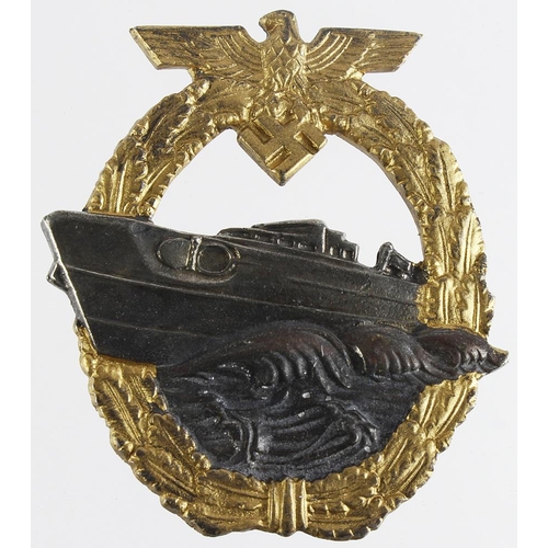 1662 - German Kriegsmarine E Boat badge, 2nd type