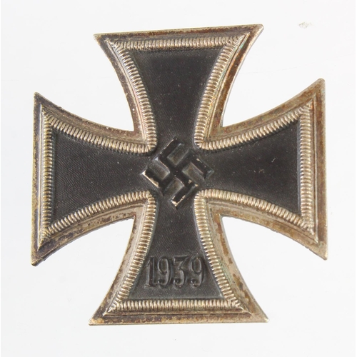 1721 - German Nazi Iron Cross 1st class unmarked.