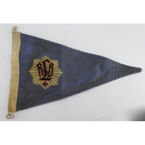 1774 - German pennant for the RLB Air Raids, service worn