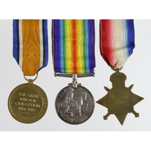 1867 - 1915 Star Trio to (11480 Pte A Ferguson R.Ir.Rif.) Regiment corrected on Pair. (3)