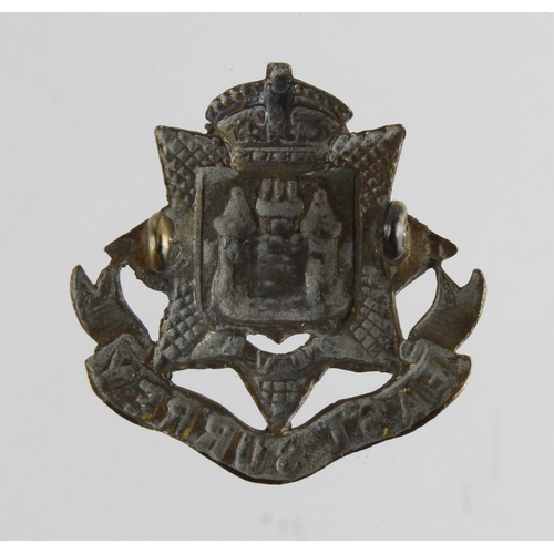 1885 - Badge 2nd Volunteer Bn East Surrey Regiment cap badge