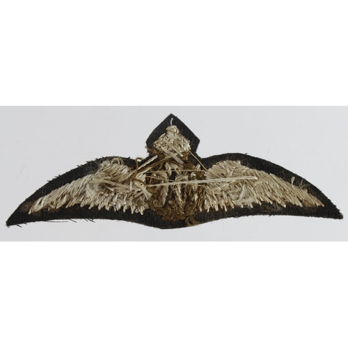 1893 - Badge an RFC pair of Pilots wings