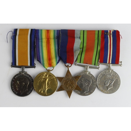 1981 - BWM & Victory Medal (36135 Cpl A G Beauclerk Queens Regt) 1939-45 Star, Defence & War Medals, all mo... 