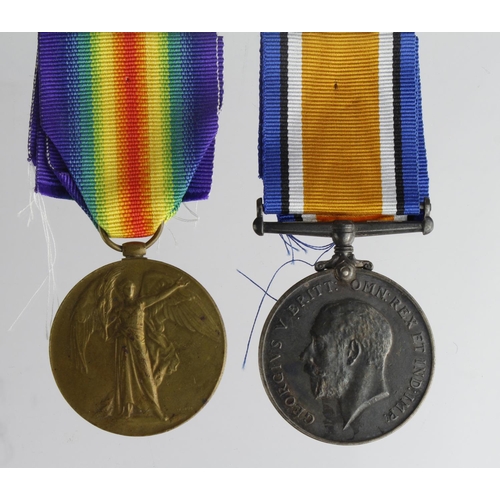 1990 - BWM & Victory Medal to 353957 Pte C H F Carter 7-London. Later 24th London's. With research (see rel... 