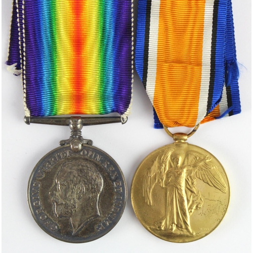 1993 - BWM & Victory Medal to 4554 Pte J R Whitaker Cambs Regt. (2)