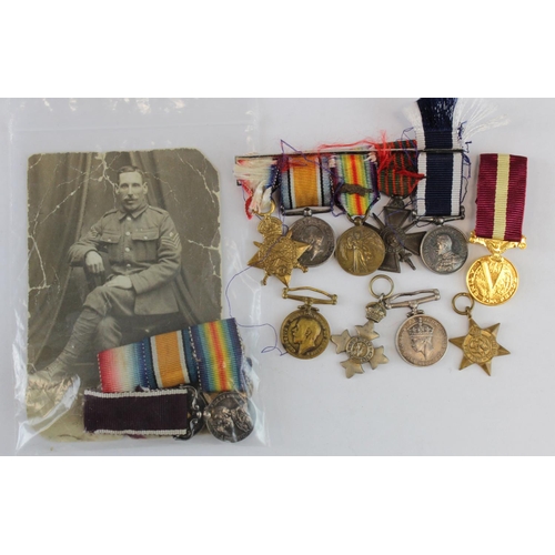 2021 - Collection of various miniature medals.