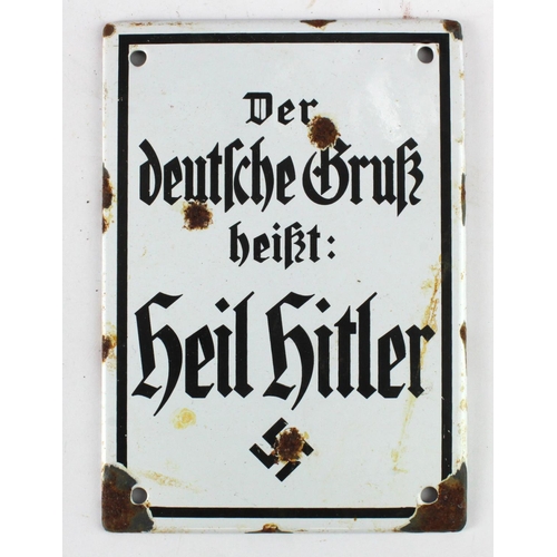 2036 - Enamel Sign 