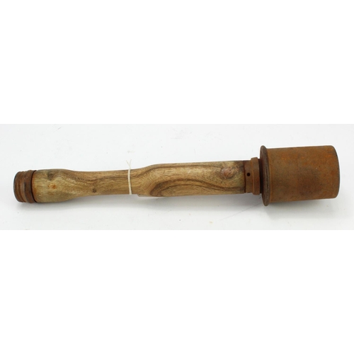 2122 - Museum Quality Replica German M24 Stick Grenade. All metal parts with wooden handle. Fully strippabl... 