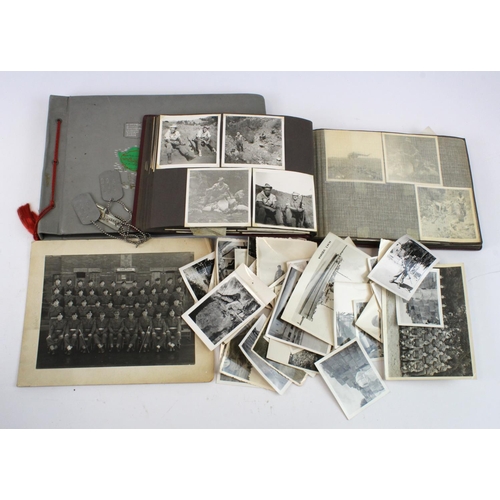 2143 - Photo albums post WW2 Infantry photo albums. Full of good photos with many lose photos taken in Cypr... 