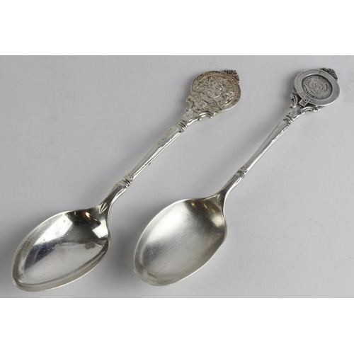 2207 - Royal Engineers silver spoon hallmarked Sheffield 1918 (bowl a little dented) and a City (London) Ri... 