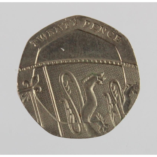 293 - Twenty Pence undated mule (2008) EF