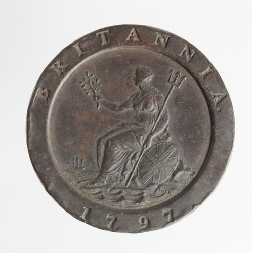 301 - Twopence 1797 copper 