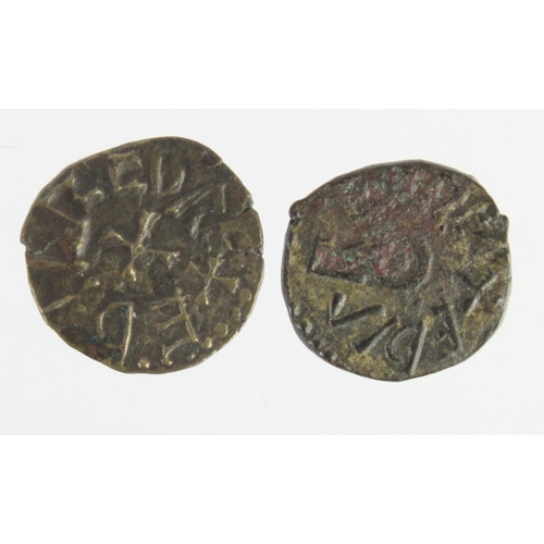 426 - Anglo-Saxon copper stycas (2) of Aethelred II of Northumbria, 841-844. S. 865. Moneyers: EANRED, 1.3... 