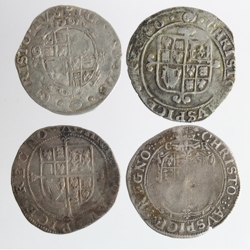 457 - Charles I sixpences (4) various Fair to nF