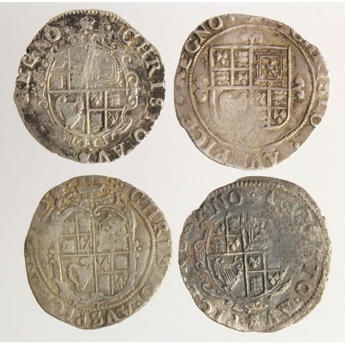 458 - Charles I sixpences (4) various Fair to nF