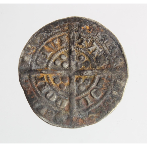 465 - Edward III groat of London, 4.04g, dark toned aF