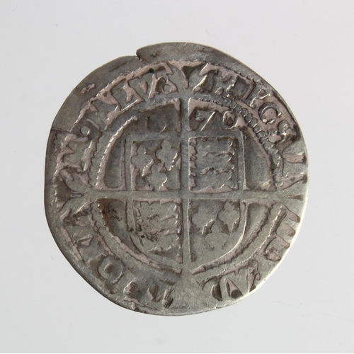 479 - Elizabeth I silver sixpence 1570 mm. Castle, S.2562, aF