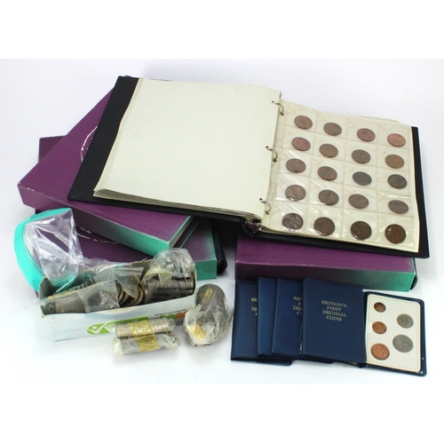 631 - GB & World Coins, large collection of mostly predecimal 20thC including silver, some Crowns etc. Buy... 