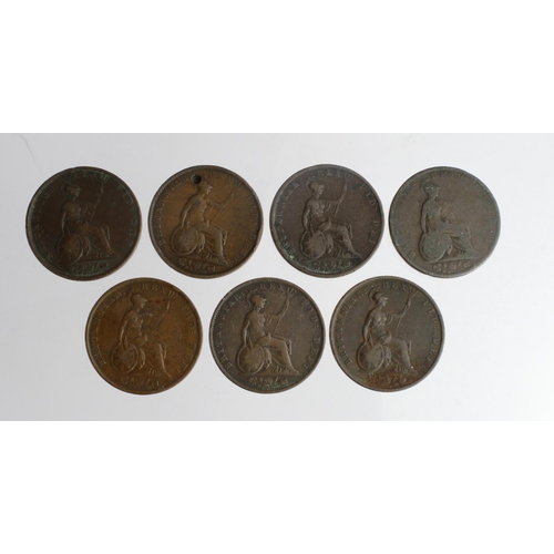 679 - GB Halfpennies (7) William IV, Fair-Fine.