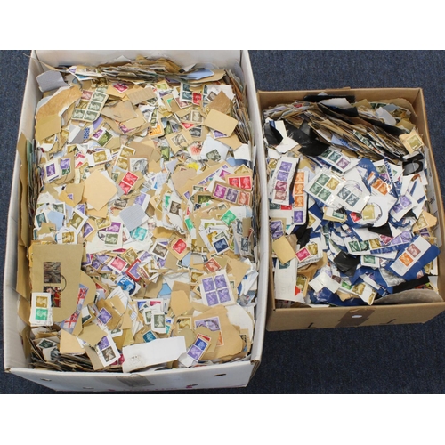 885 - GB - on paper kiloware, dry stored for approx 20 years. Ex Charity mix, approx 26kg of definitives a... 