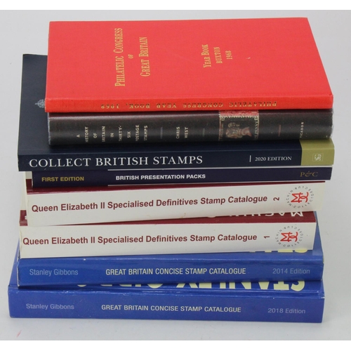 933 - GB Philatelic literature range: MCC QEII Specialised Definitives (2007, vols. 1 & 2) British Present... 