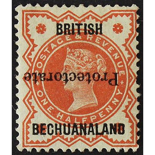 947 - Bechuanaland Protectorate 1890 ½d stamp with the error overprint 