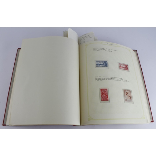 955 - British Cw in red binder - KGVI West Indies mint collection, many 1938 sets inc colour changes and p... 